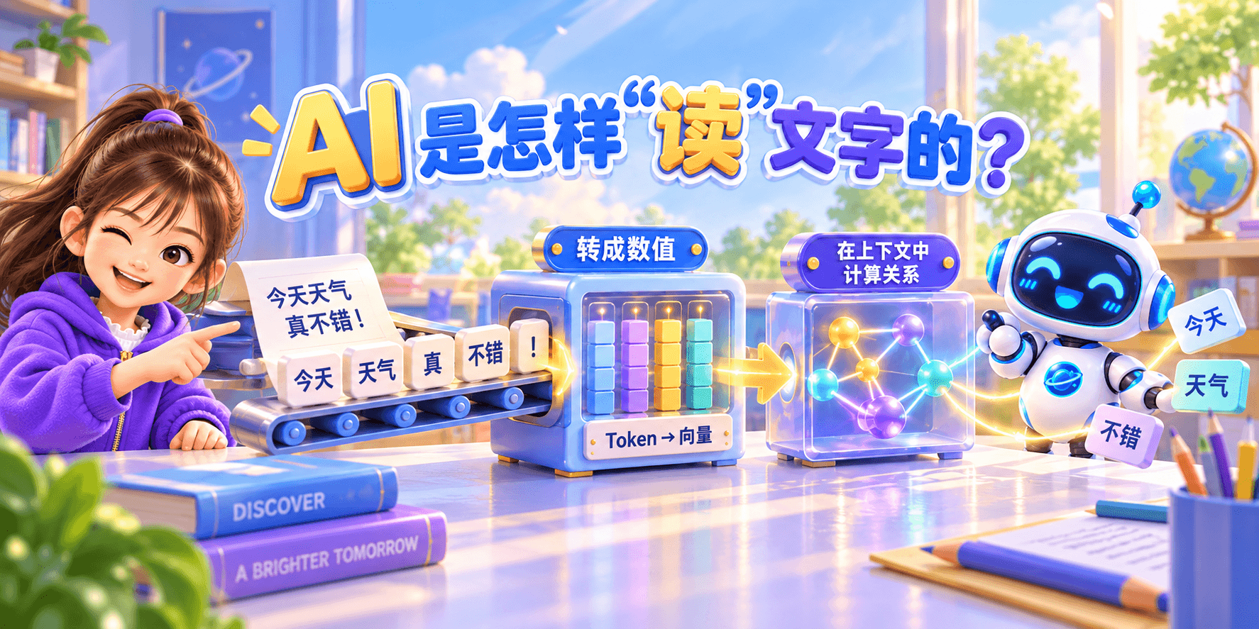AI 是怎样“读”文字的？ Banner