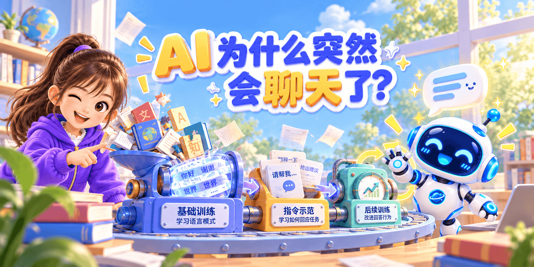 AI 为什么突然会聊天了？ Banner