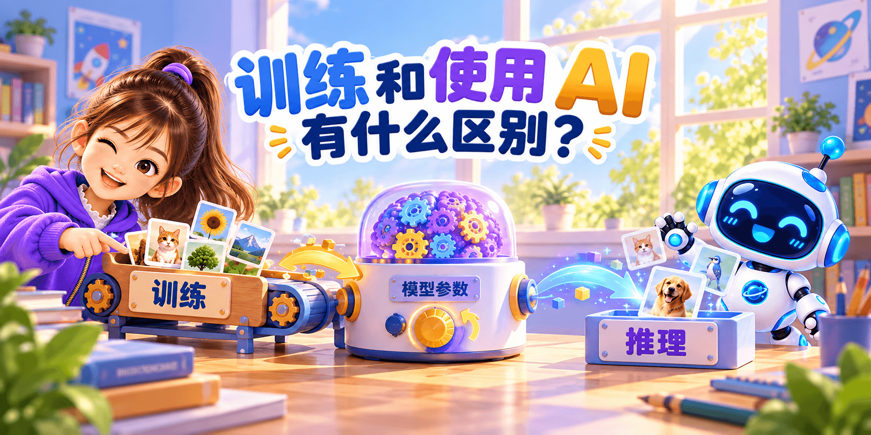 训练和使用 AI 有什么区别？ Banner
