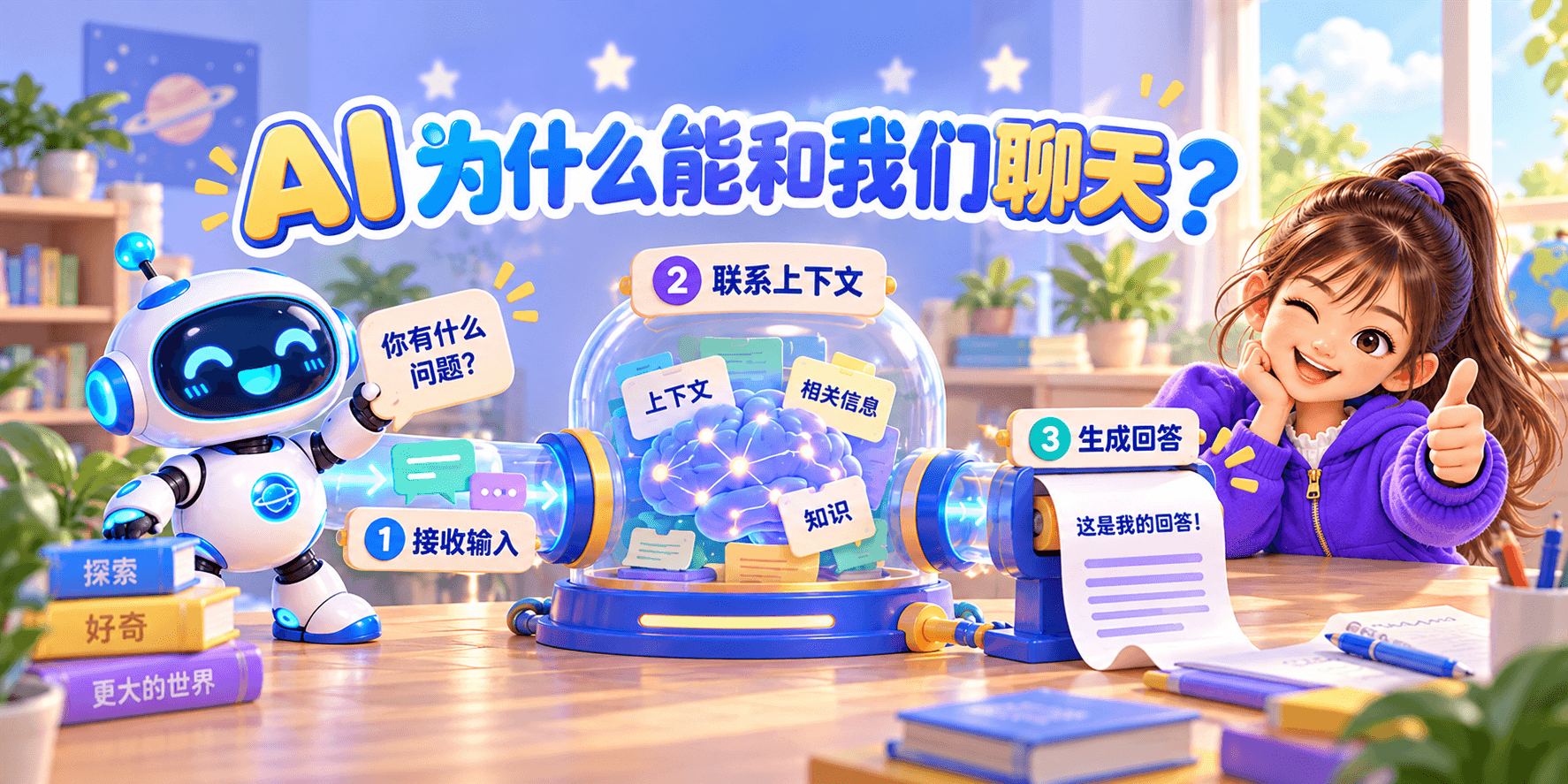 AI 为什么能和我们聊天？ Banner