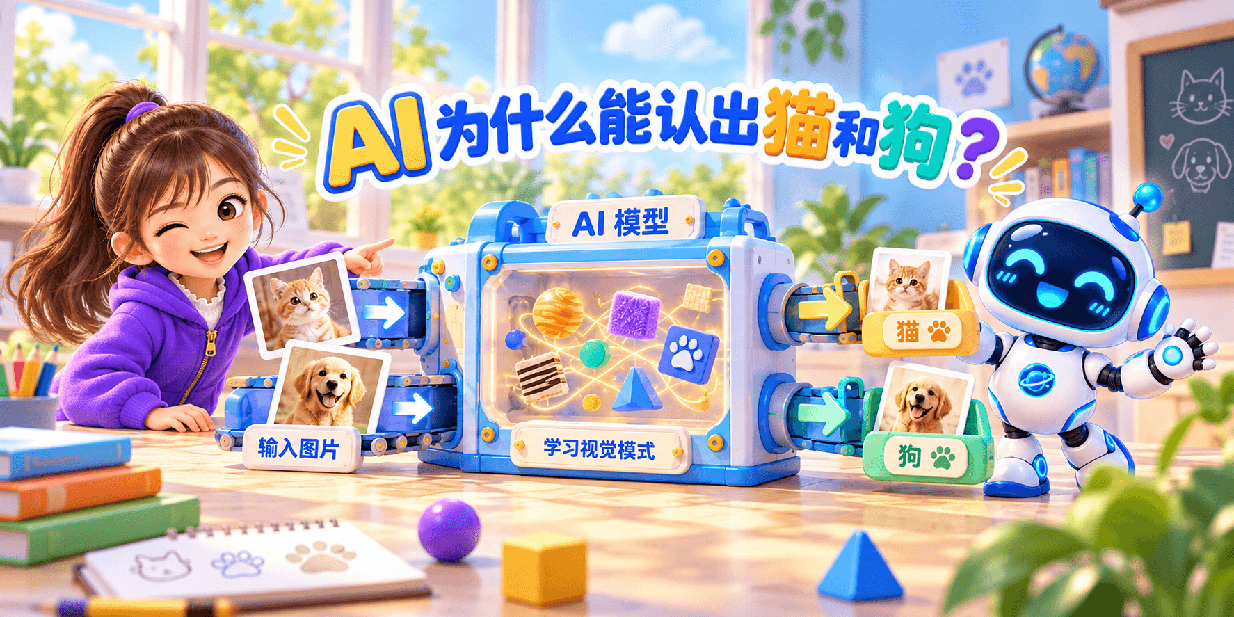 AI 为什么能认出猫和狗？ Banner