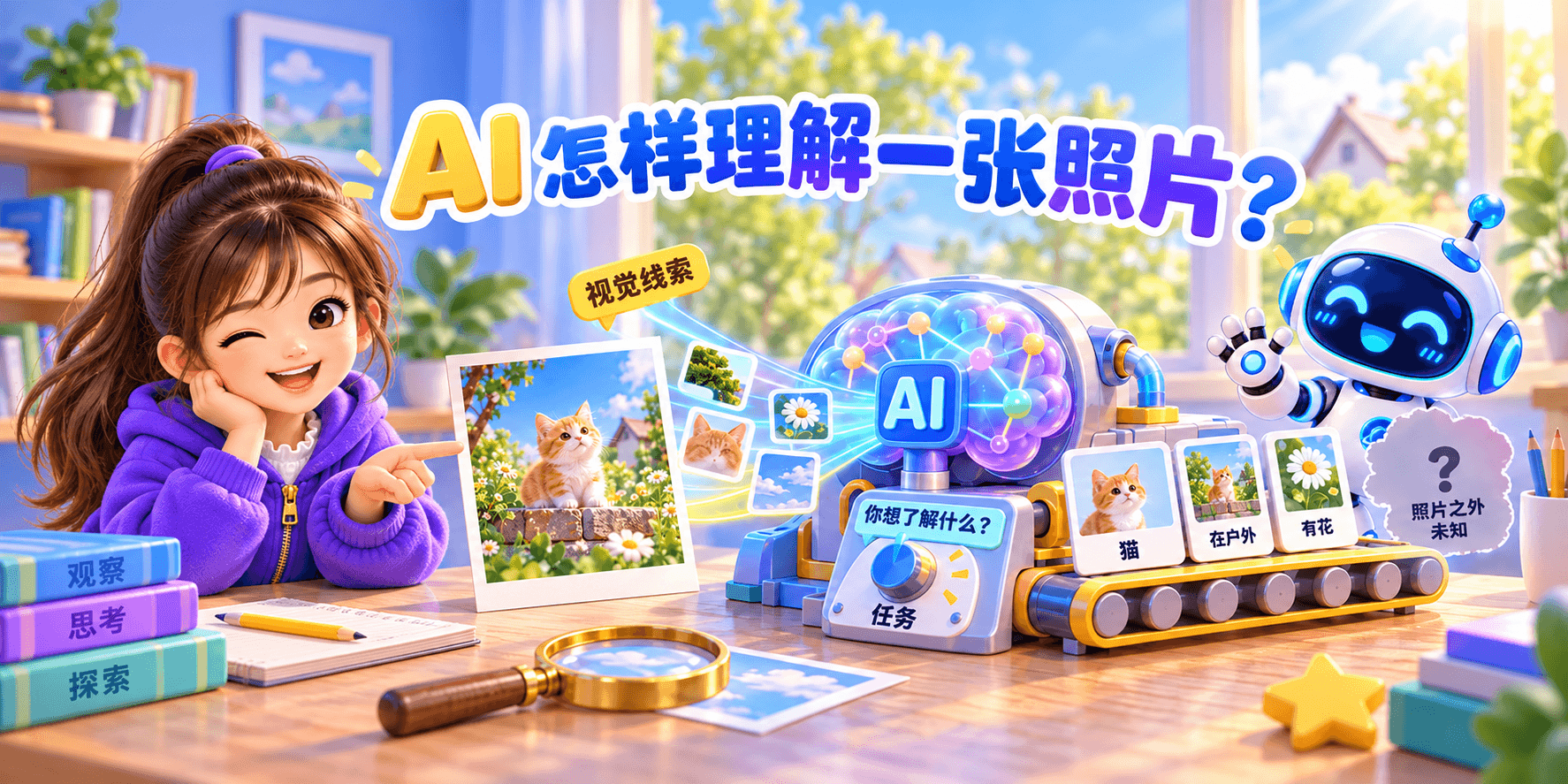 AI 怎样理解一张照片？ Banner