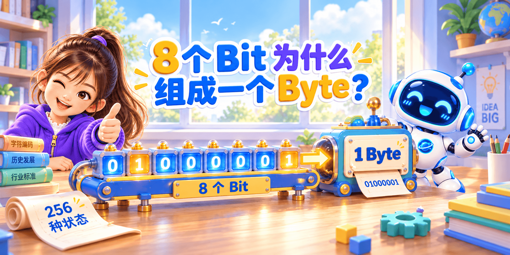 8 个 Bit 为什么组成一个 Byte？ Banner