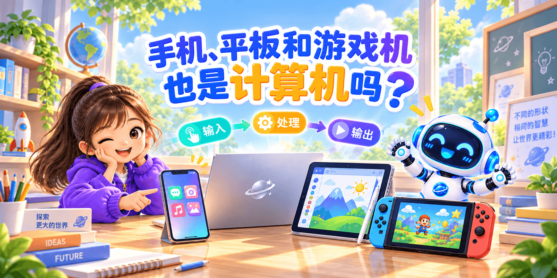 手机、平板和游戏机也是计算机吗？ Banner