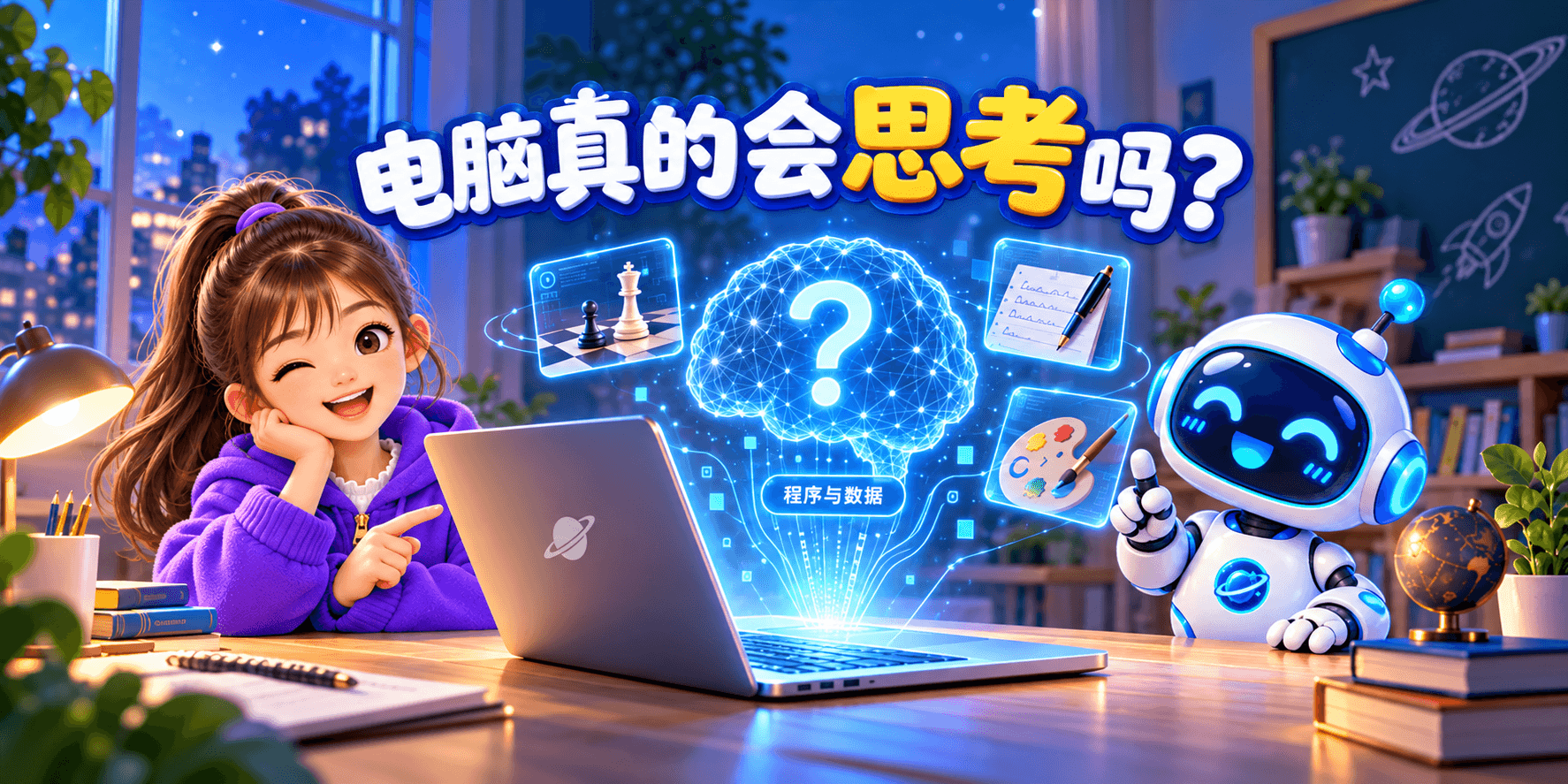 电脑真的会思考吗？ Banner