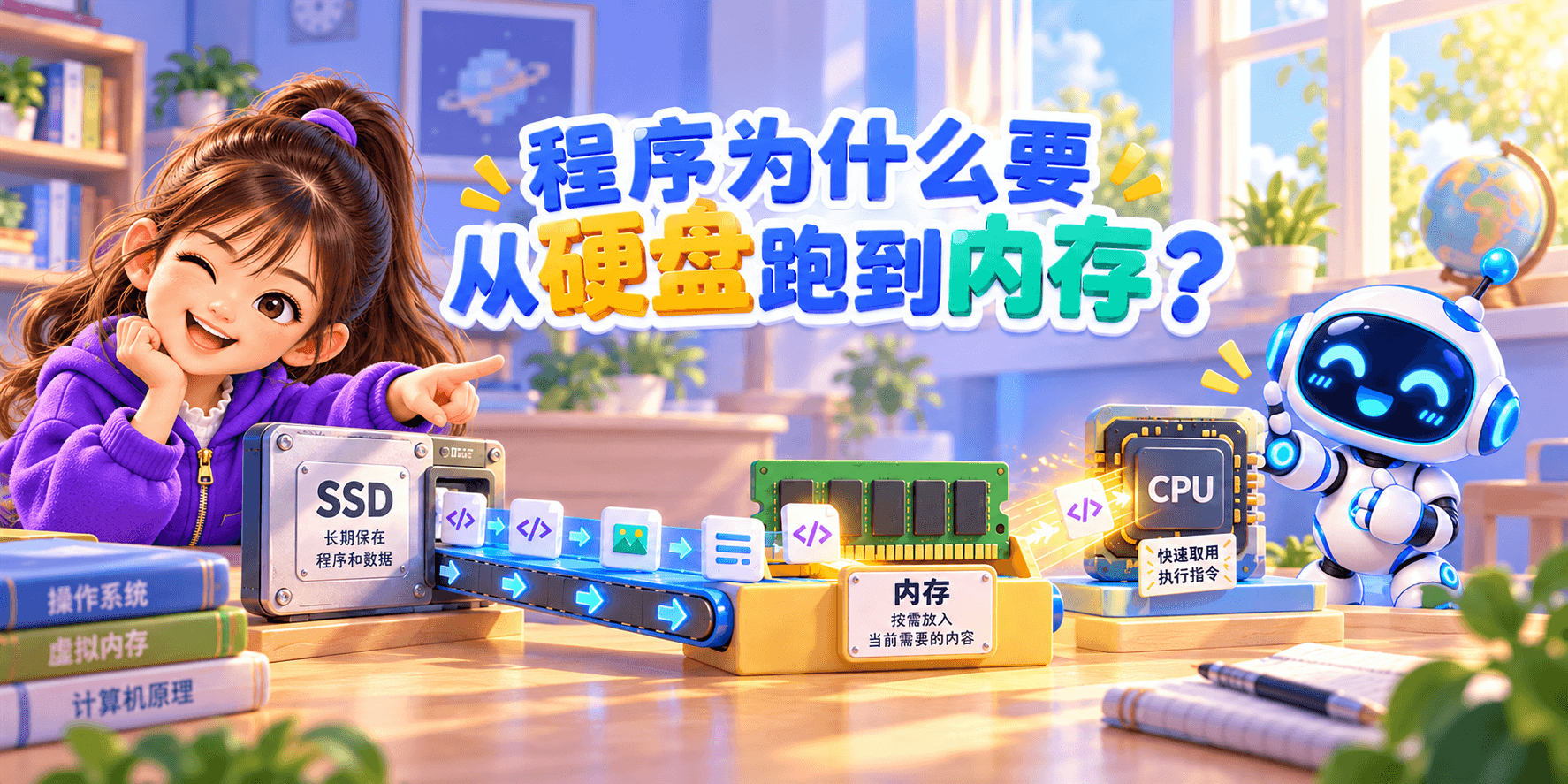 程序为什么要从硬盘跑到内存？ Banner