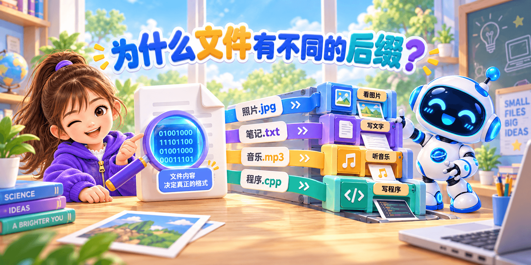 为什么文件有不同的后缀？ Banner