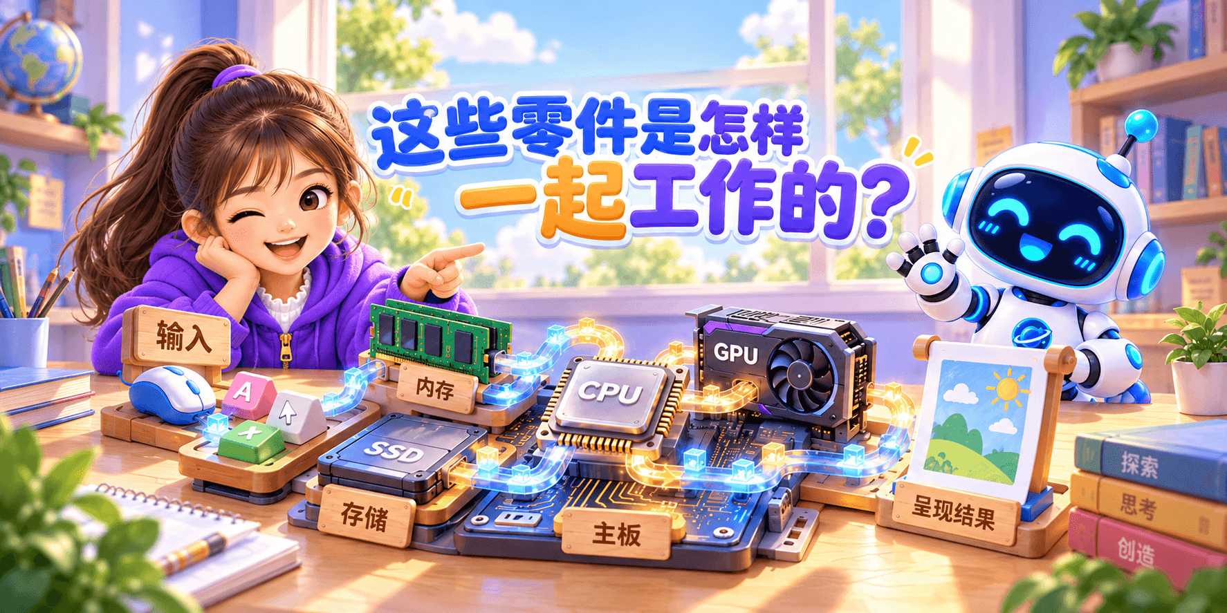 这些零件是怎样一起工作的？ Banner