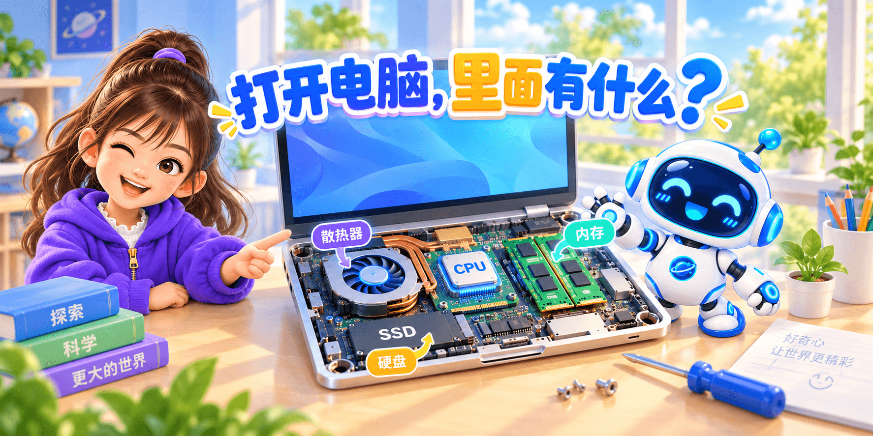 打开电脑，里面有什么？ Banner