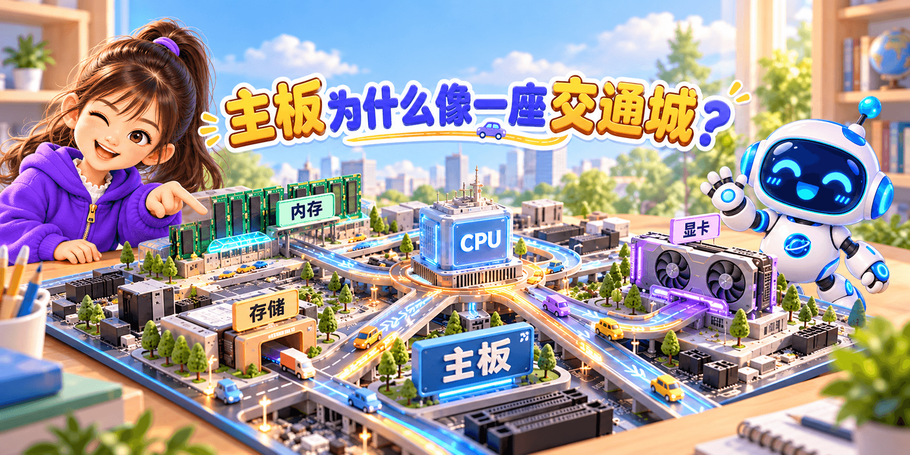 主板为什么像一座交通城？ Banner