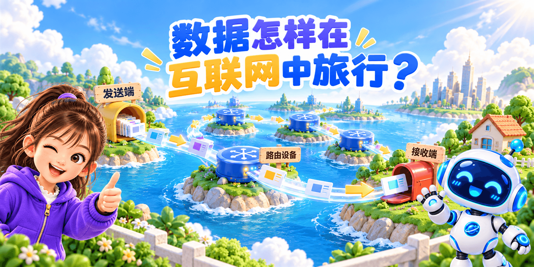 数据怎样在互联网中旅行？ Banner
