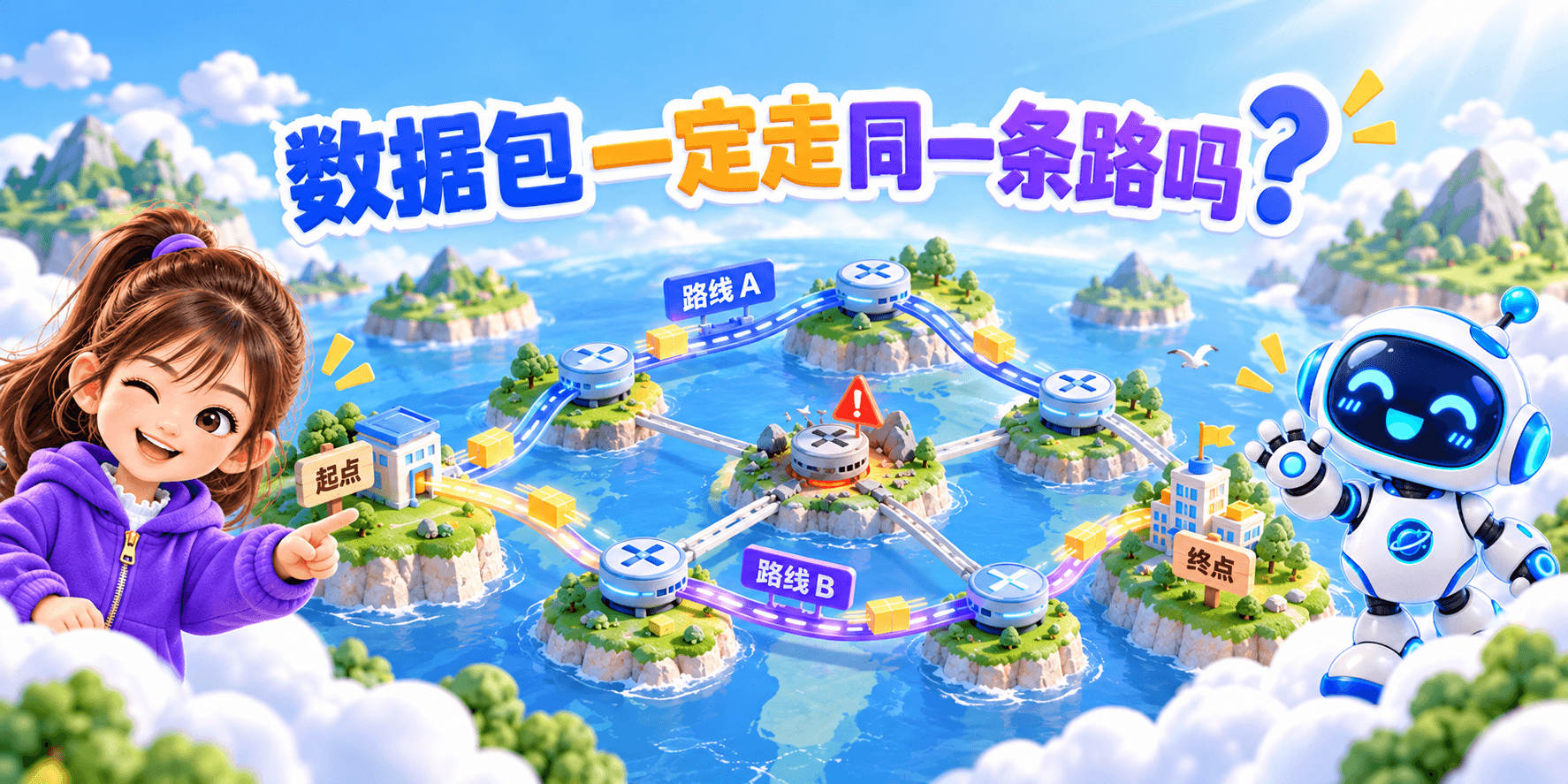 数据包一定走同一条路吗？ Banner