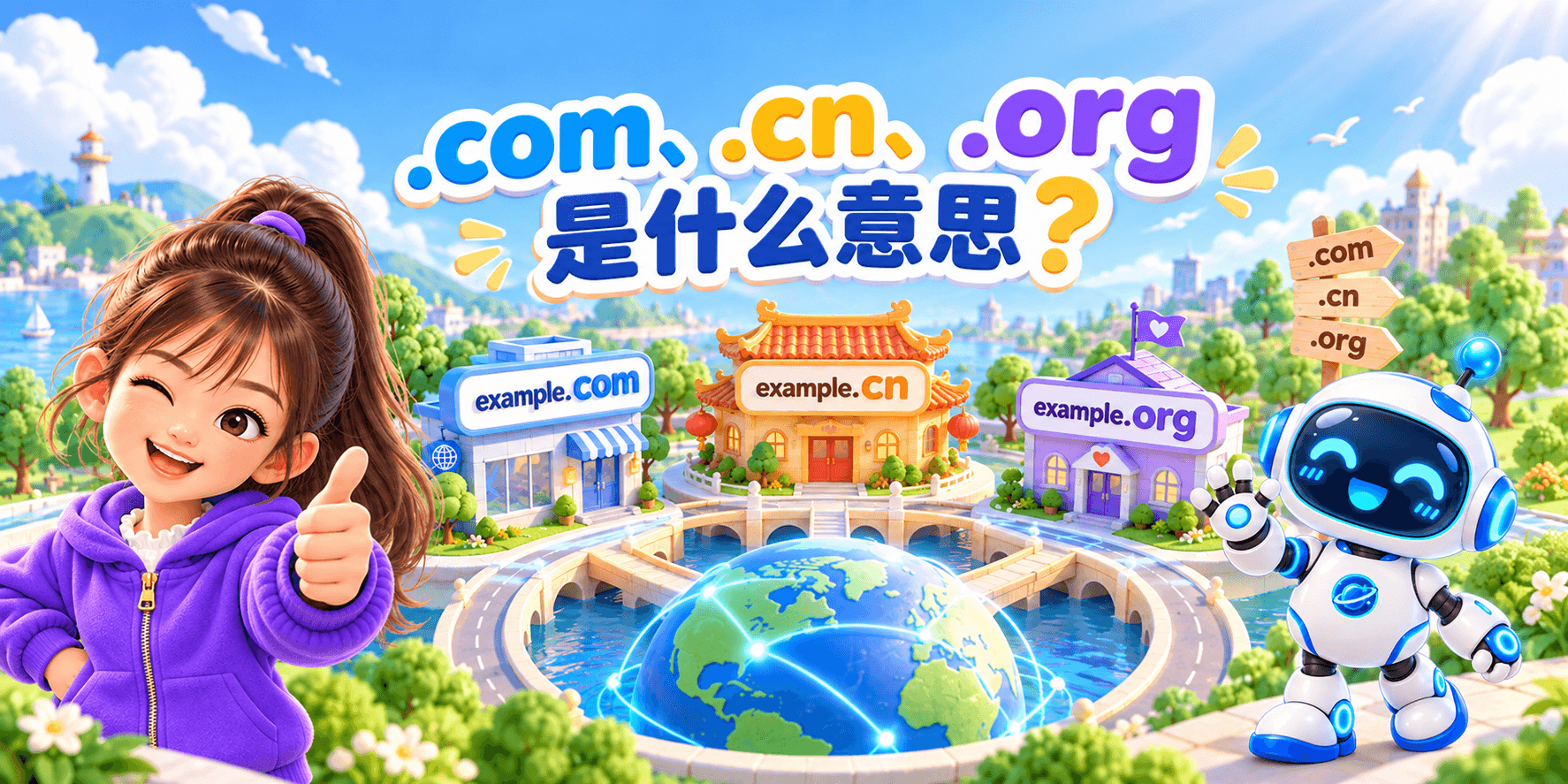 .com、.cn、.org 是什么意思？ Banner