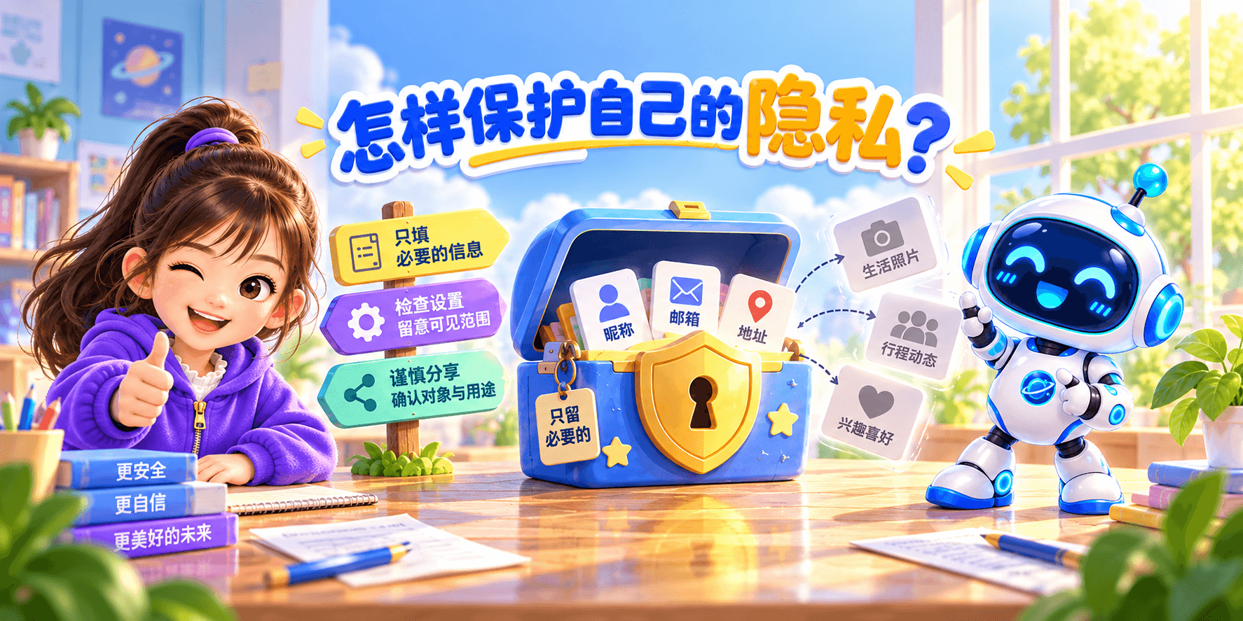 怎样保护自己的隐私？ Banner