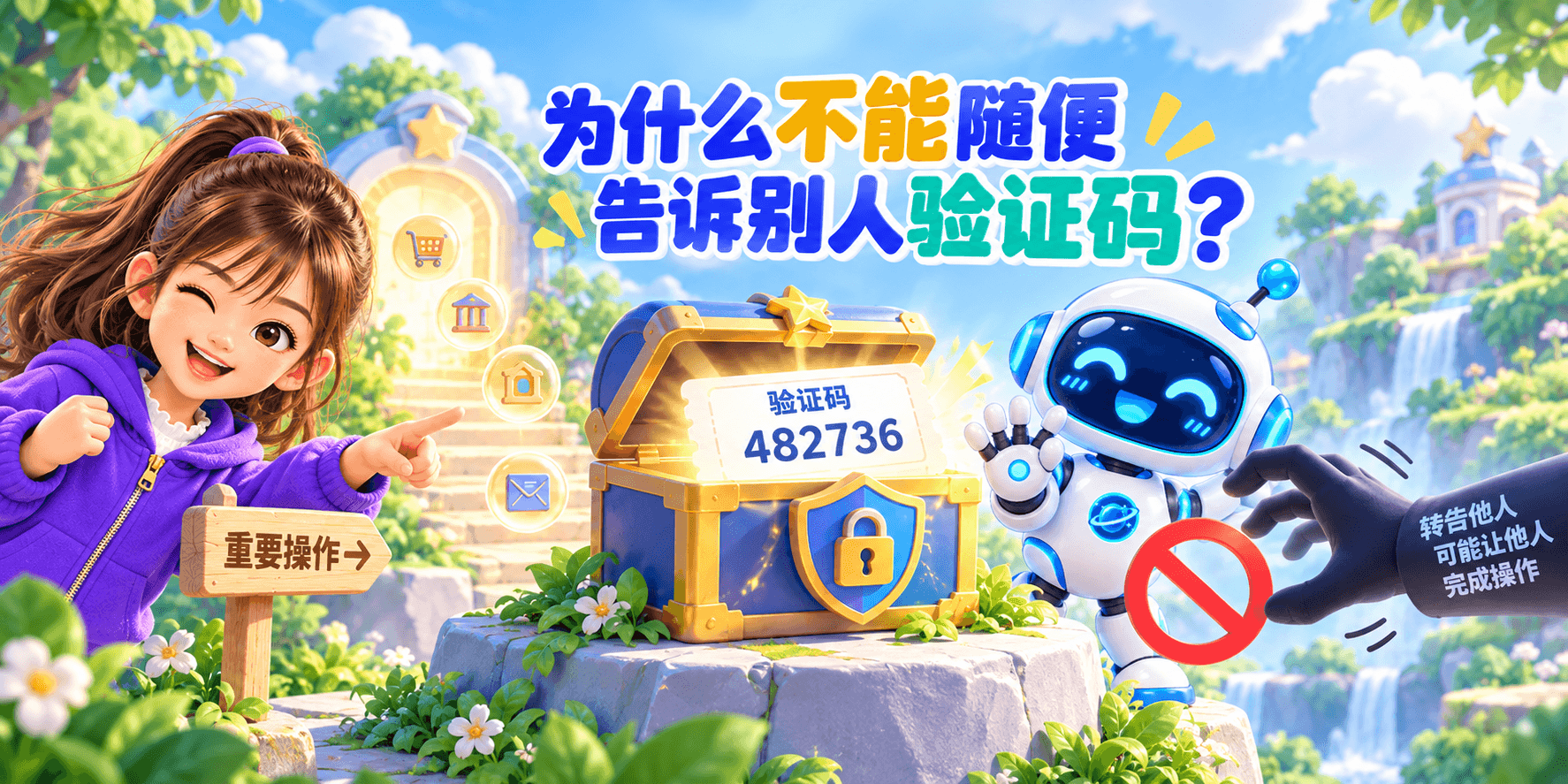 为什么不能随便告诉别人验证码？ Banner