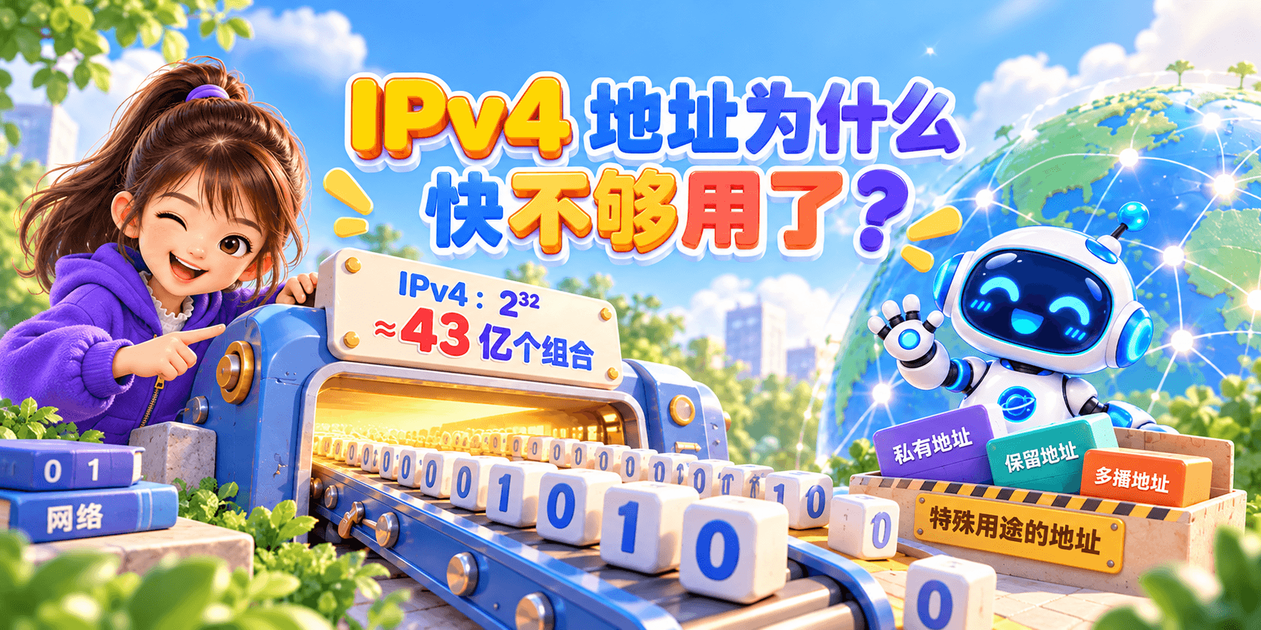 IPv4 地址为什么快不够用了？ Banner