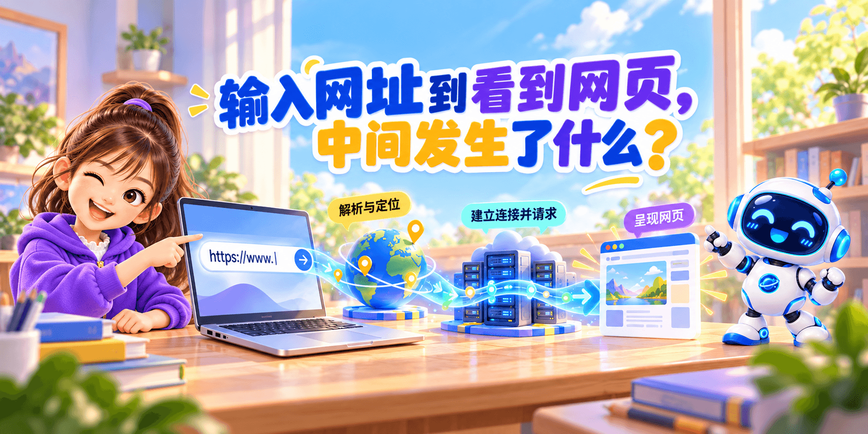 输入网址到看到网页，中间发生了什么？ Banner