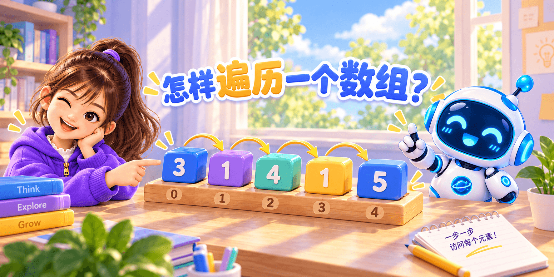 怎样遍历一个数组？ Banner
