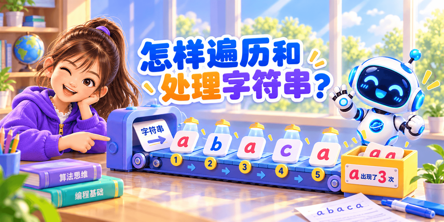 怎样遍历和处理字符串？ Banner