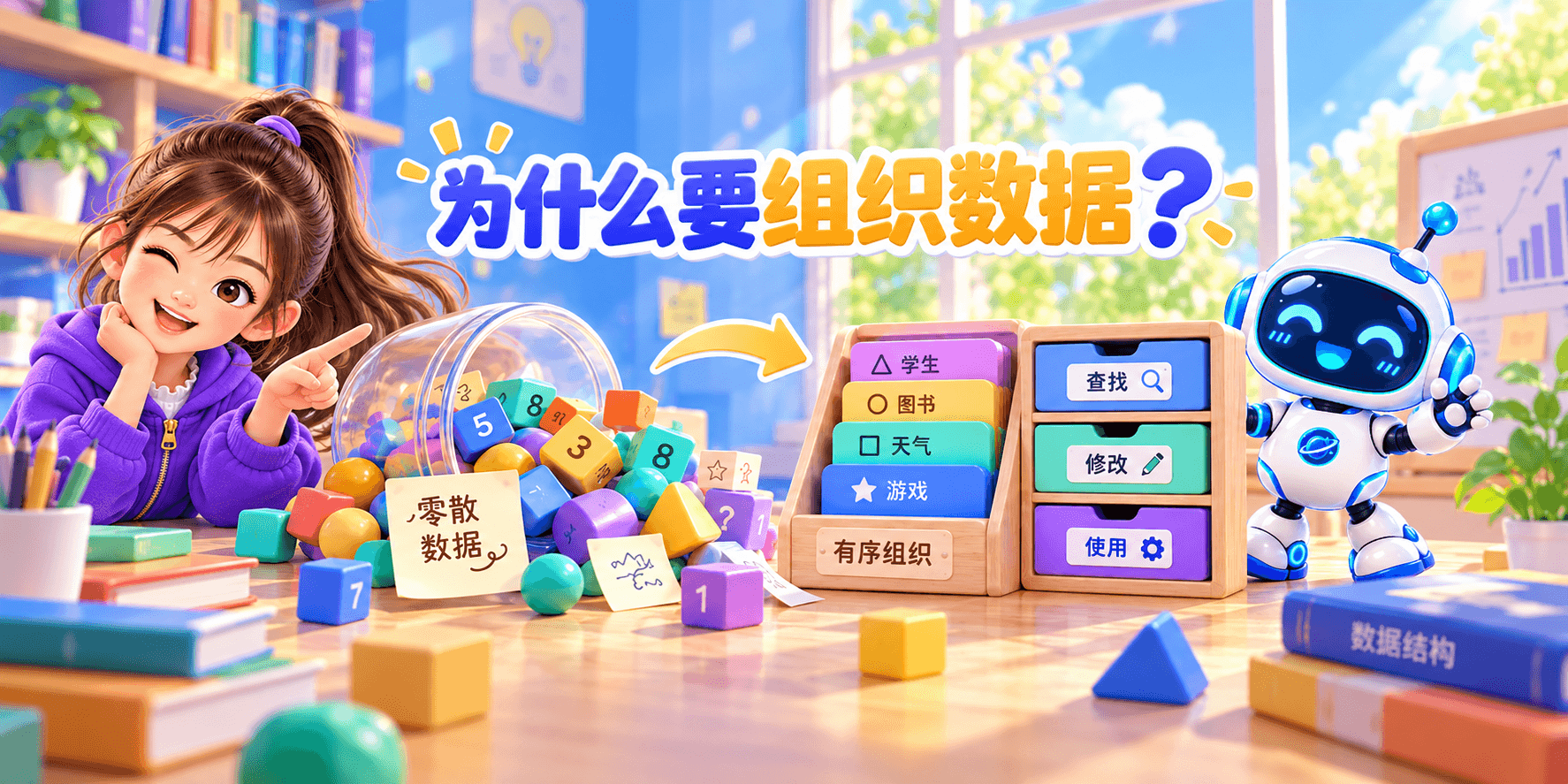 为什么要组织数据？ Banner