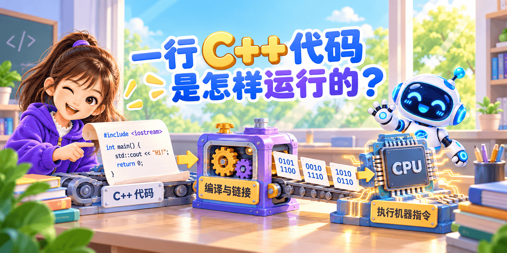 一行 C++ 代码是怎样运行的？ Banner