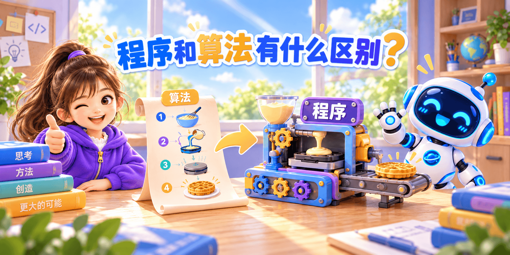 程序和算法有什么区别？ Banner