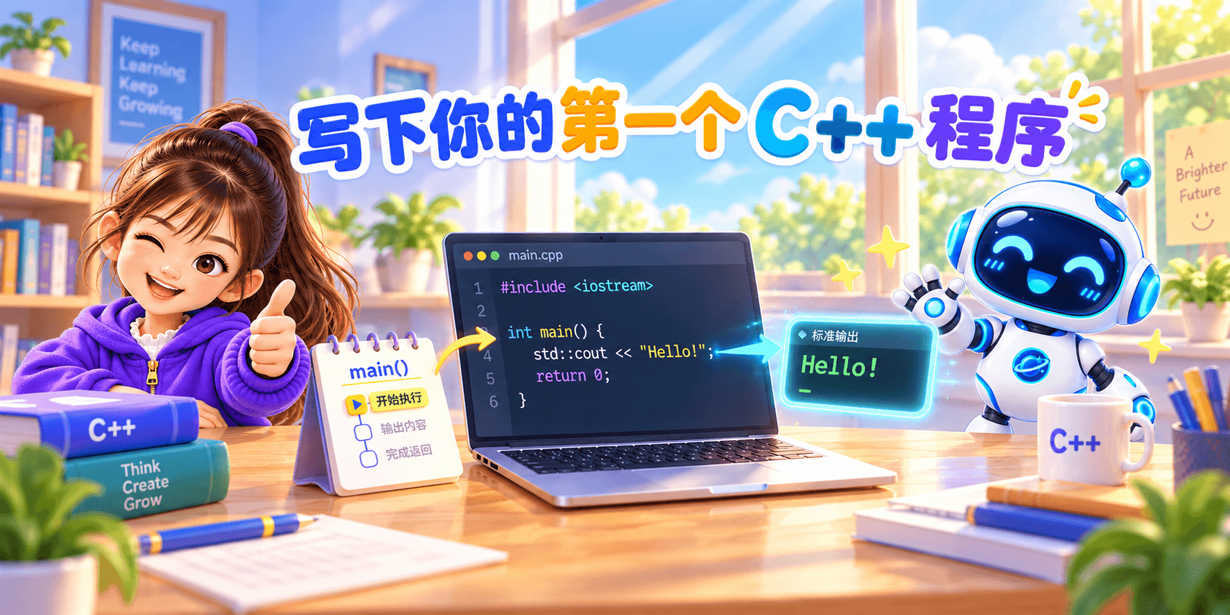 写下你的第一个 C++ 程序 Banner