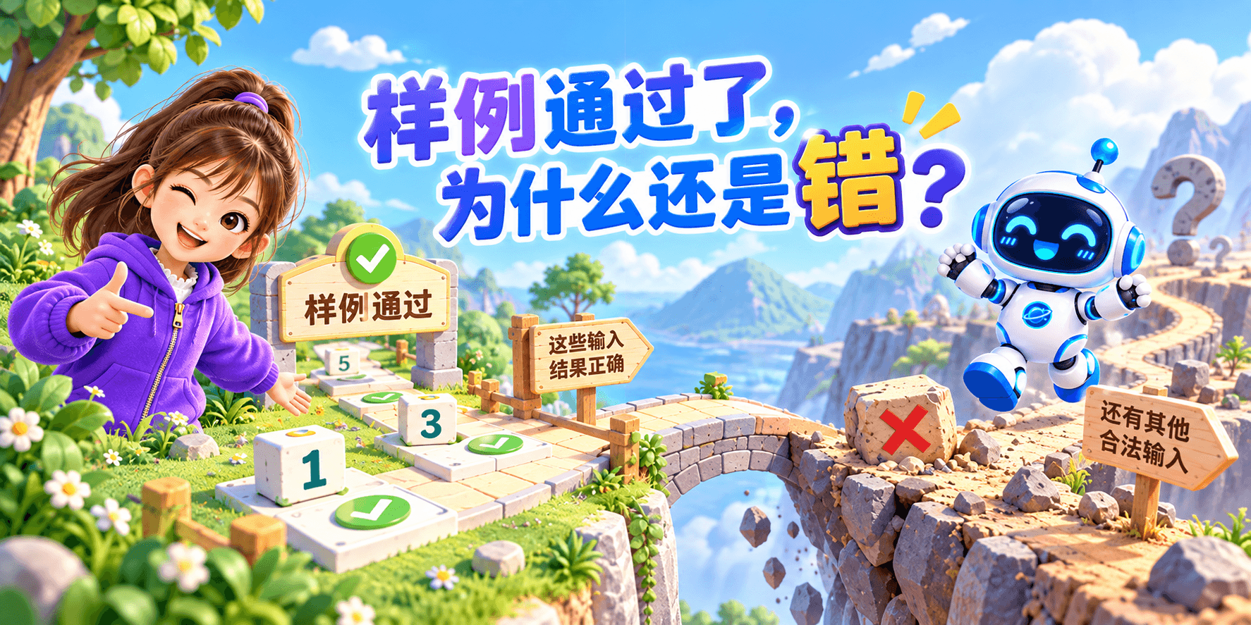 样例通过了，为什么还是错？ Banner
