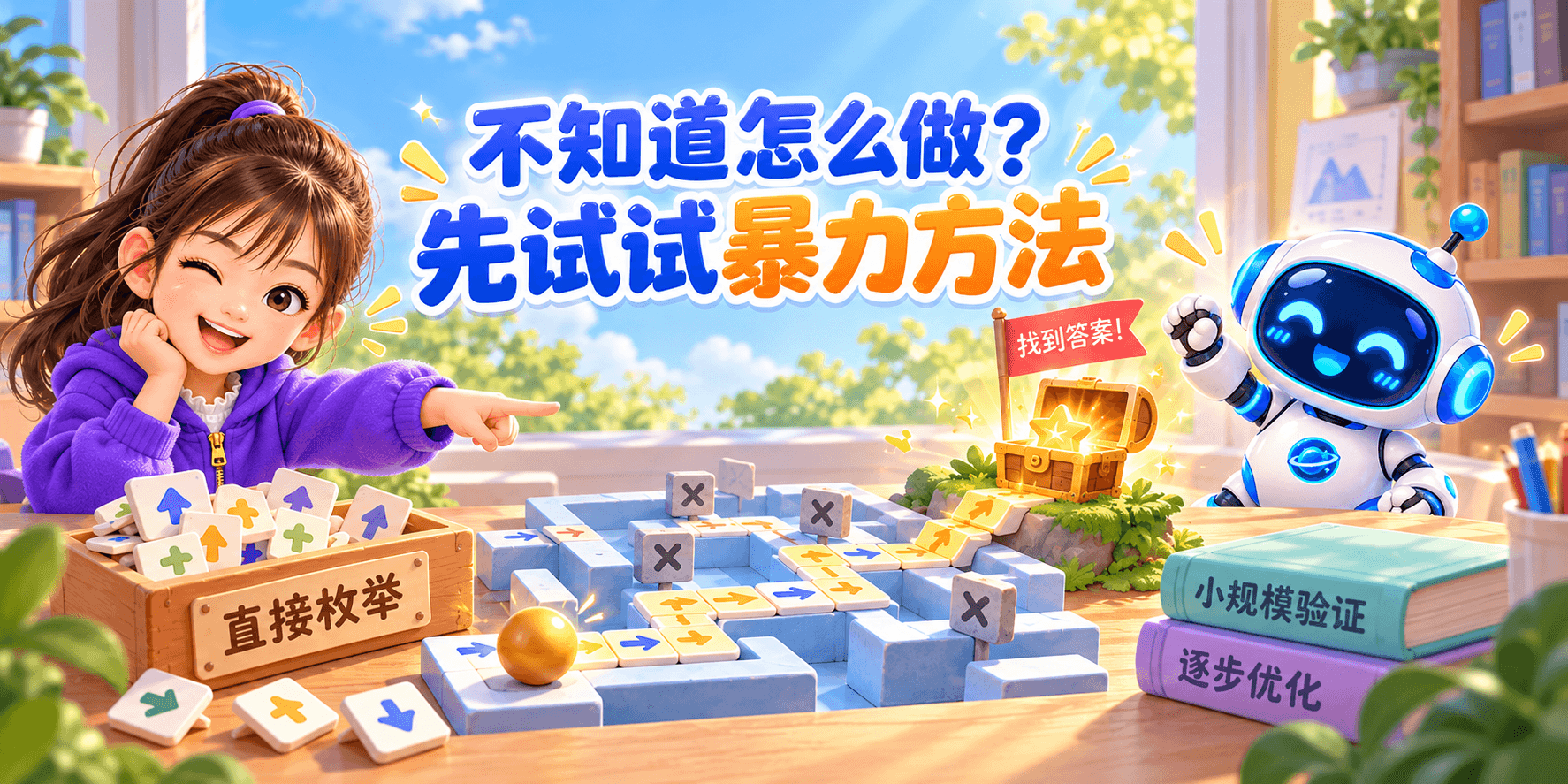 不知道怎么做？先试试暴力方法 Banner