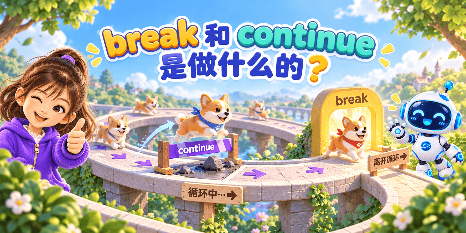 break 和 continue 是做什么的？ Banner