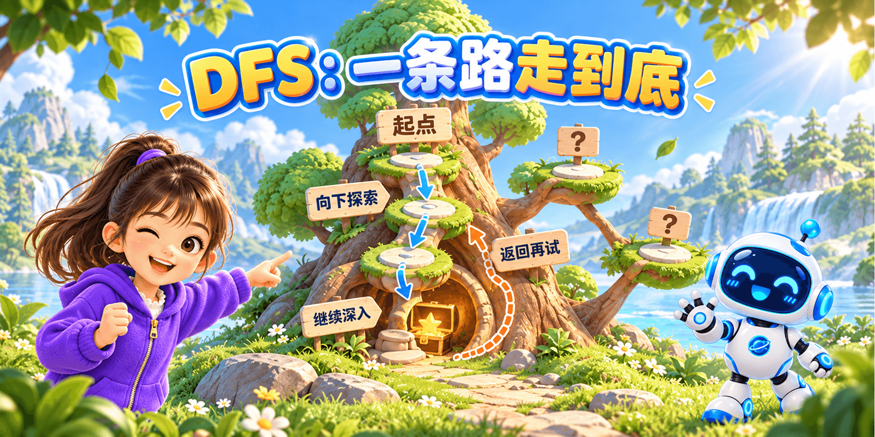 DFS：一条路走到底 Banner