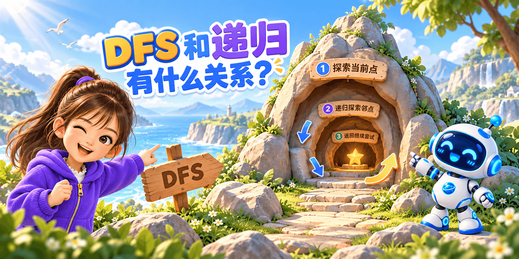 DFS 和递归有什么关系？ Banner