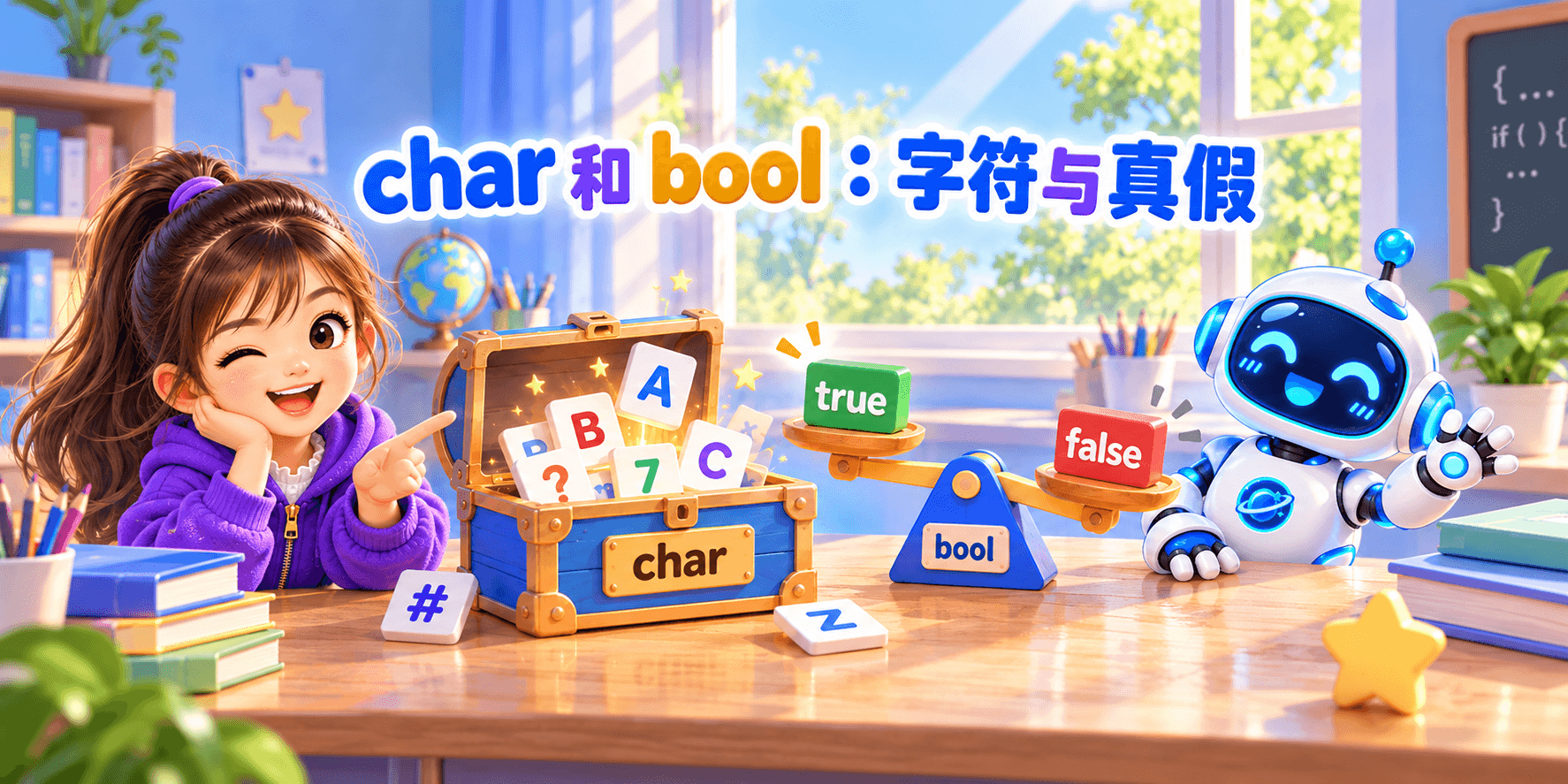 char 和 bool：字符与真假 Banner