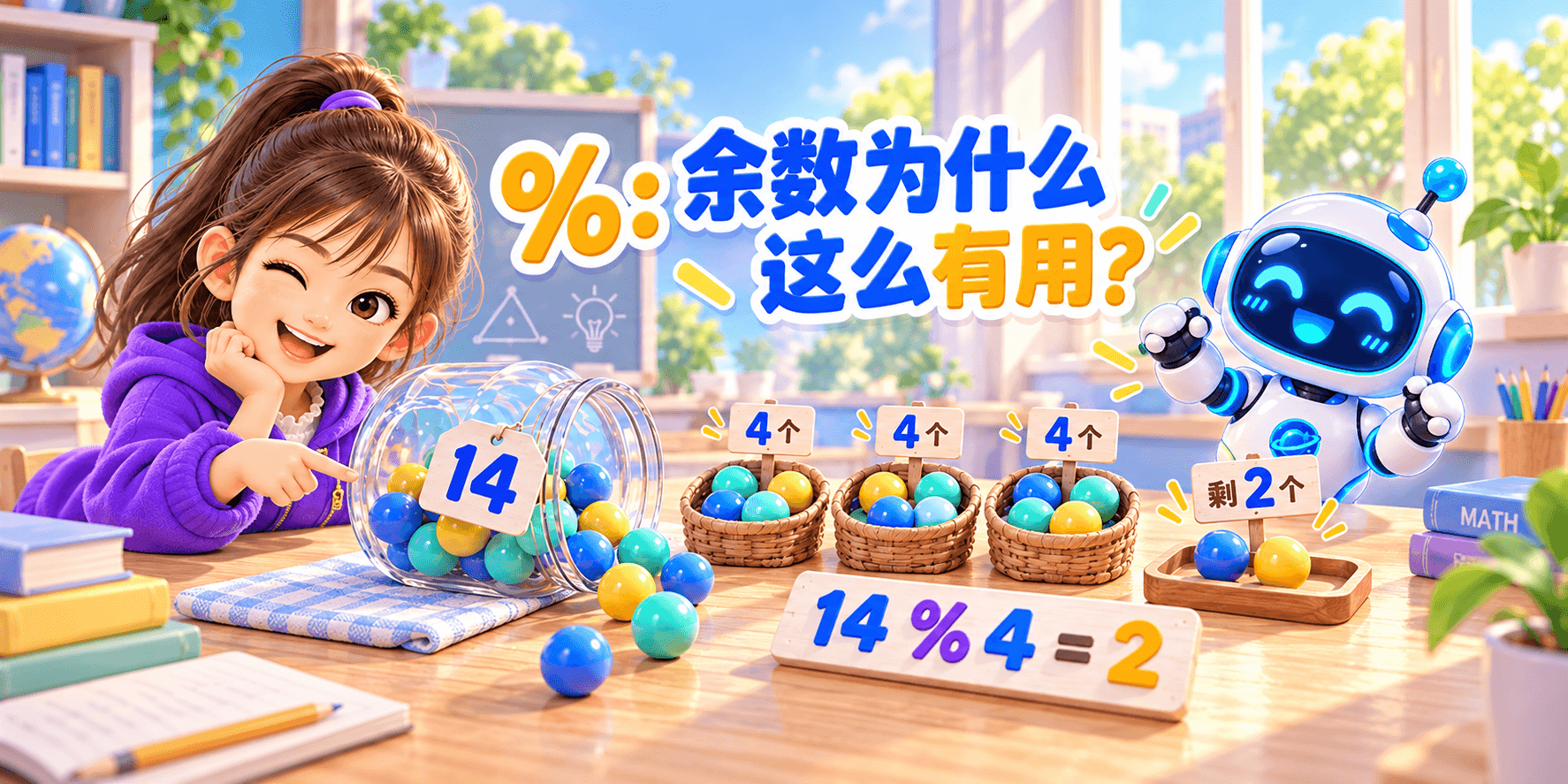 %：余数为什么这么有用？ Banner